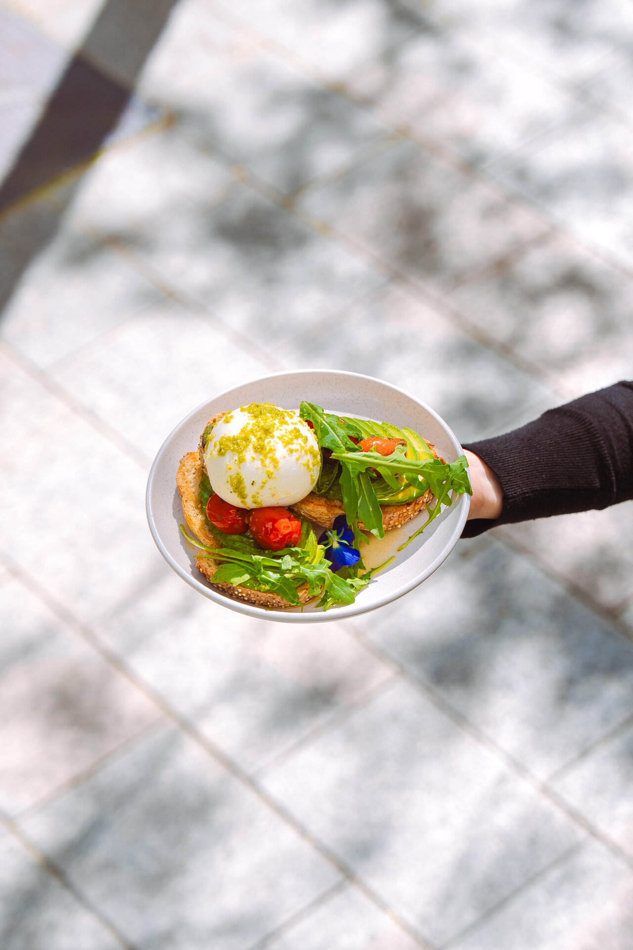 Plato brunch en Bali Coffee Girona